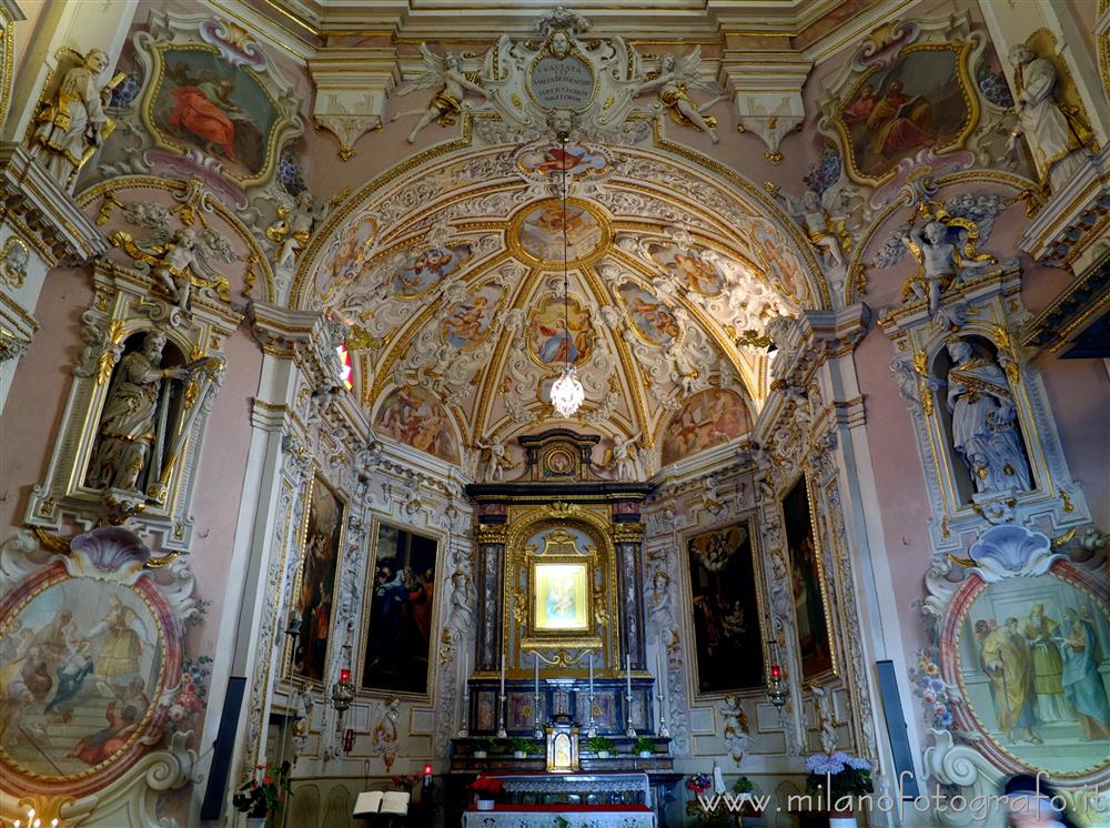 Mandello del Lario (Lecco, Italy) - Interior of the Sanctuary of the Blessed Virgin of the River
